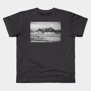 Landscape in Black and White (Mountain) Kids T-Shirt